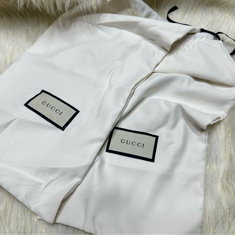 Set of 2 Authentic Gucci Shoe Bags